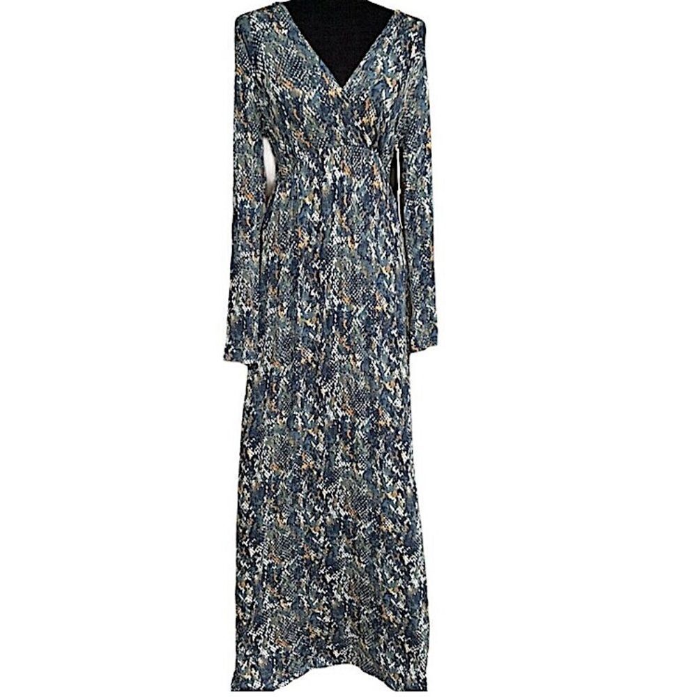 Jessica Simpson maternity long sleeve maxi dress super soft sz Medium